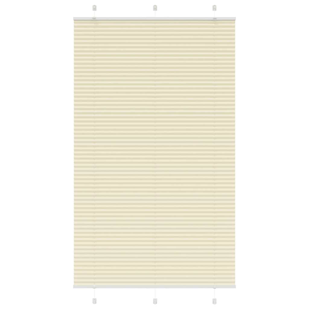 Cream Pleated Blind 110X200 Cm Fabric Width 109.4Cm