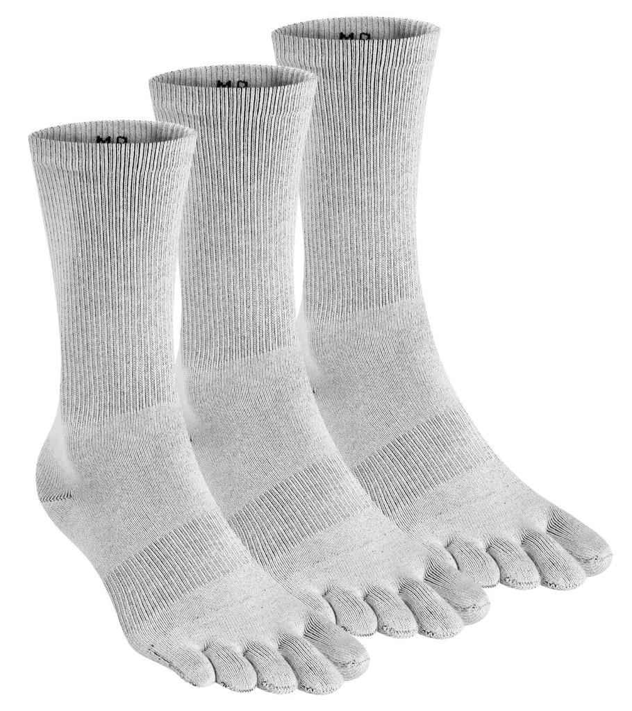 WIOIW Men's Five-Toe Socks, Coolmax, Business Socks, Sports Socks, Running Socks, Durable, 3-Pair Set