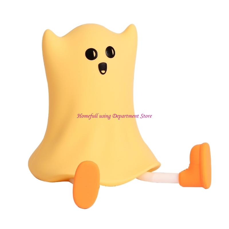 Halloween Pumpkin Nightlight USB Charging Bedroom Resin Decor Lamp