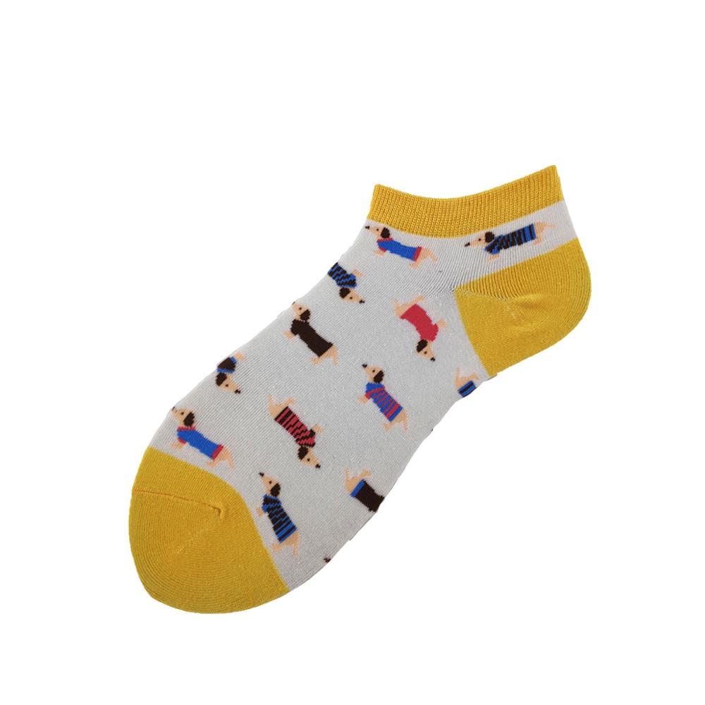 Animal Women Socks Colorful Cute Sausage Dog Cotton Cartoon Couple lady Girl Spring Summer Socks Support Zoo