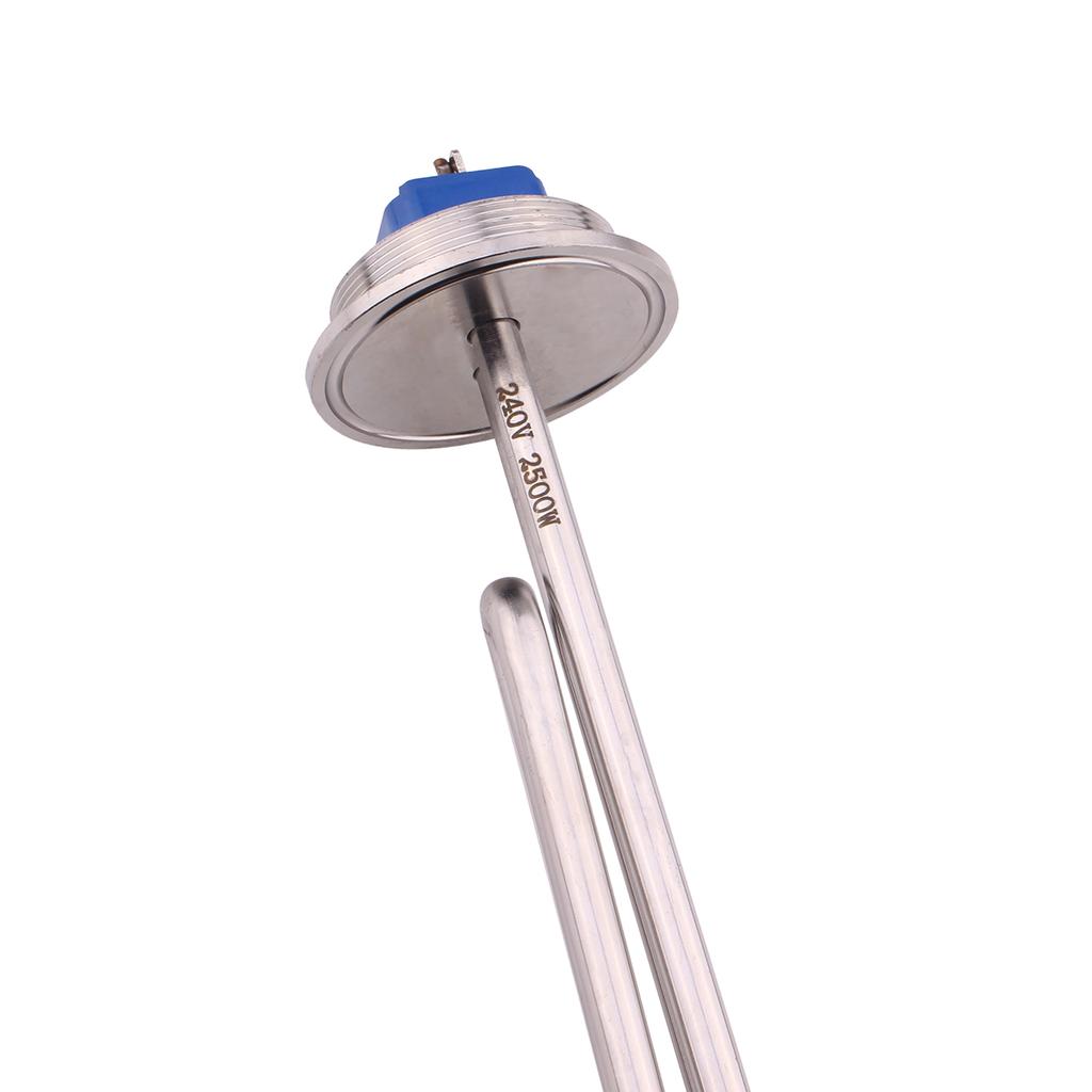 DERNORD 2" Tri clamp Foldback Heating Element 240v Electric Tubular Heater 2.5KW/3.5KW/4.5KW/5.5KW SUS304