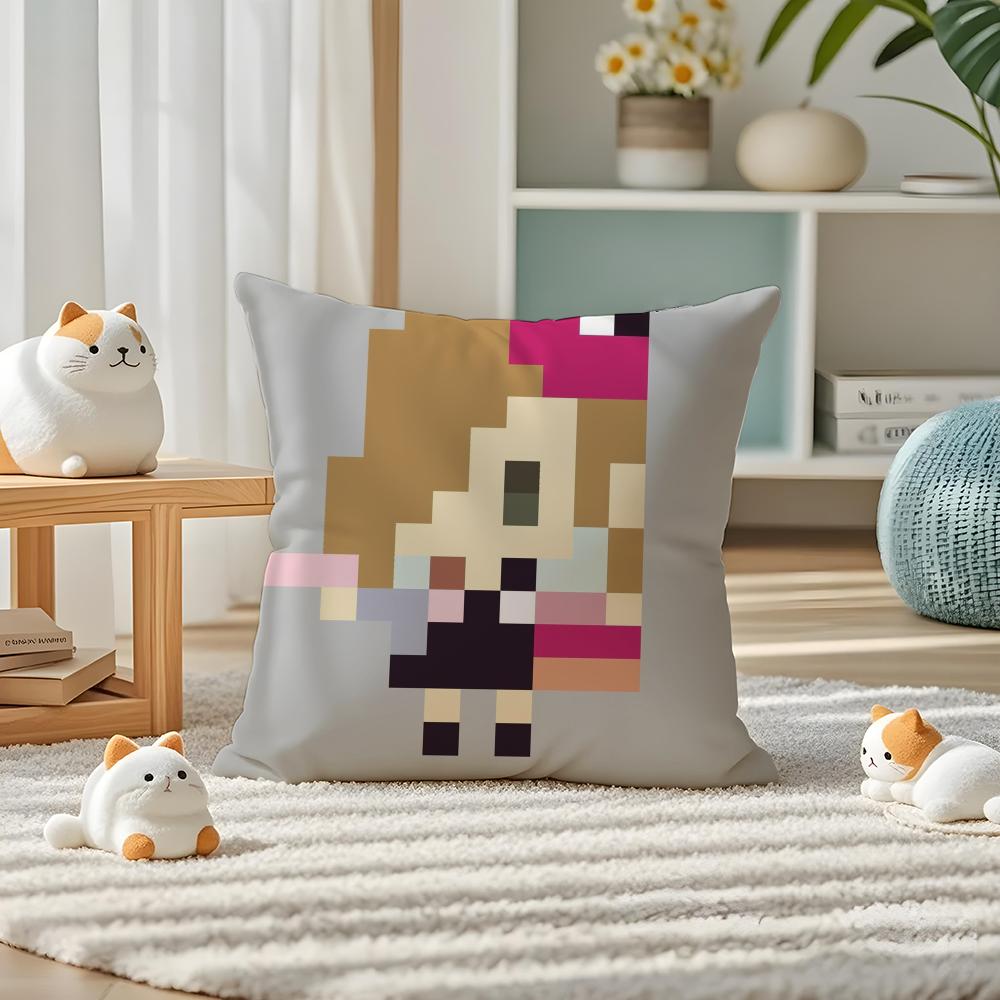 Anime A-Ace Attorney Pillow Case Silky Elegant Comfort Sofa Bed Invisible Zipper