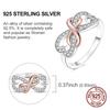 Original 925 Sterling Silver  Infinite Love Rings for Women Girls Jewelry Birthday Anniversary Gifts