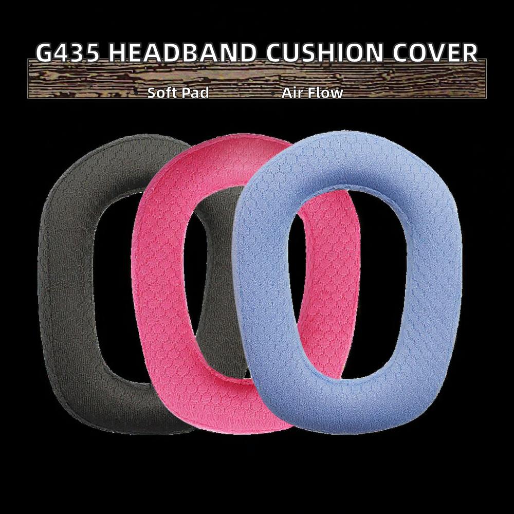 Diadema de repuesto para auriculares Kimear con almohadillas suaves y transpirables para auriculares Logitech G435