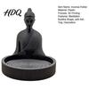 Schreibtisch Räuchergefäß Meditation Buddha Räucherstäbchenhalter, 3D-gedruckt mit Wellenhalter Aschenbecher, Ornament für Yogaraum Home Office Ständer