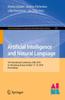 Raamat Artificial Intelligence and Natural Language : 7th International Conference, AINL 2018, St. Petersburg, Russia, October 17-19, 2018, Proceedings : 930