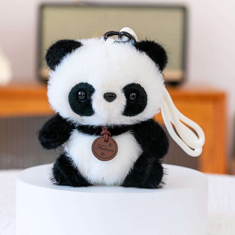 Xiangdudun Paradise Pendant Cute Panda Capybara Doll Doll Bag Key Plush Pendant Gift