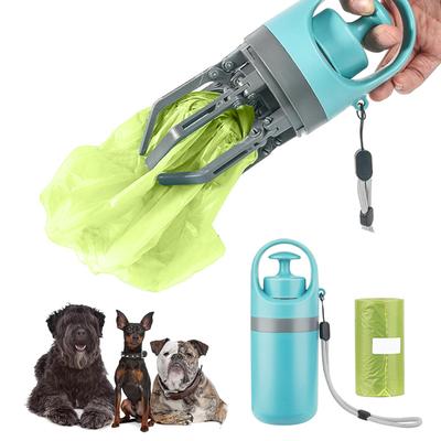 Tragbarer Hundekot-Schaufel mit Müllbeutel Outdoor Haustierkot-Greifer Klaue Fäkalien-Schaufel Aufheber Hundekot-Sammler Reinigungswerkzeug