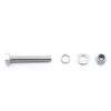 Hexagon Head Bolts and Lock Nuts Washers Set Stainless Steel Hex Head Screws With Locknut Kit Spring Washers M4 M5 M6 M8 M10 M12
