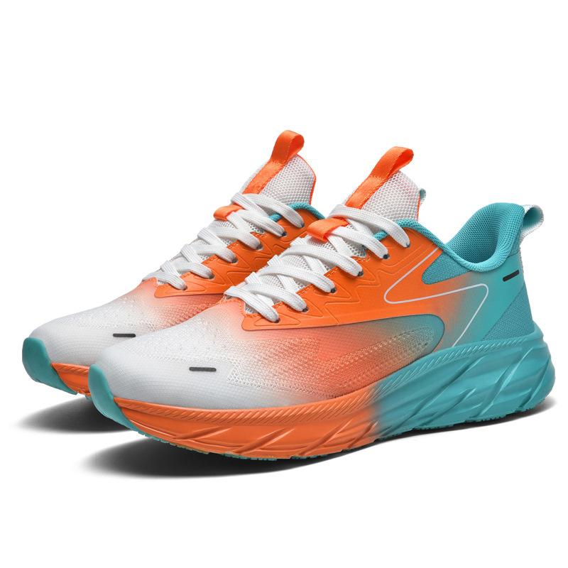 

New couple casual sports shoes breathable marathon running shoes classic comfortable luminous 48