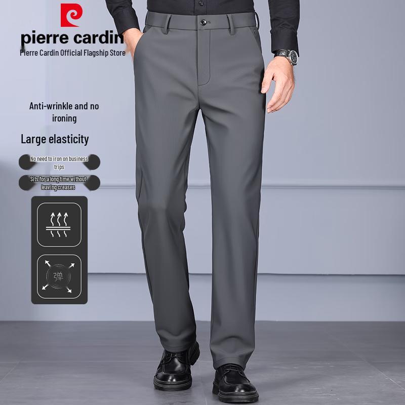 

Pierre Cardin Men s Business Casual Straight-Leg Trousers 36