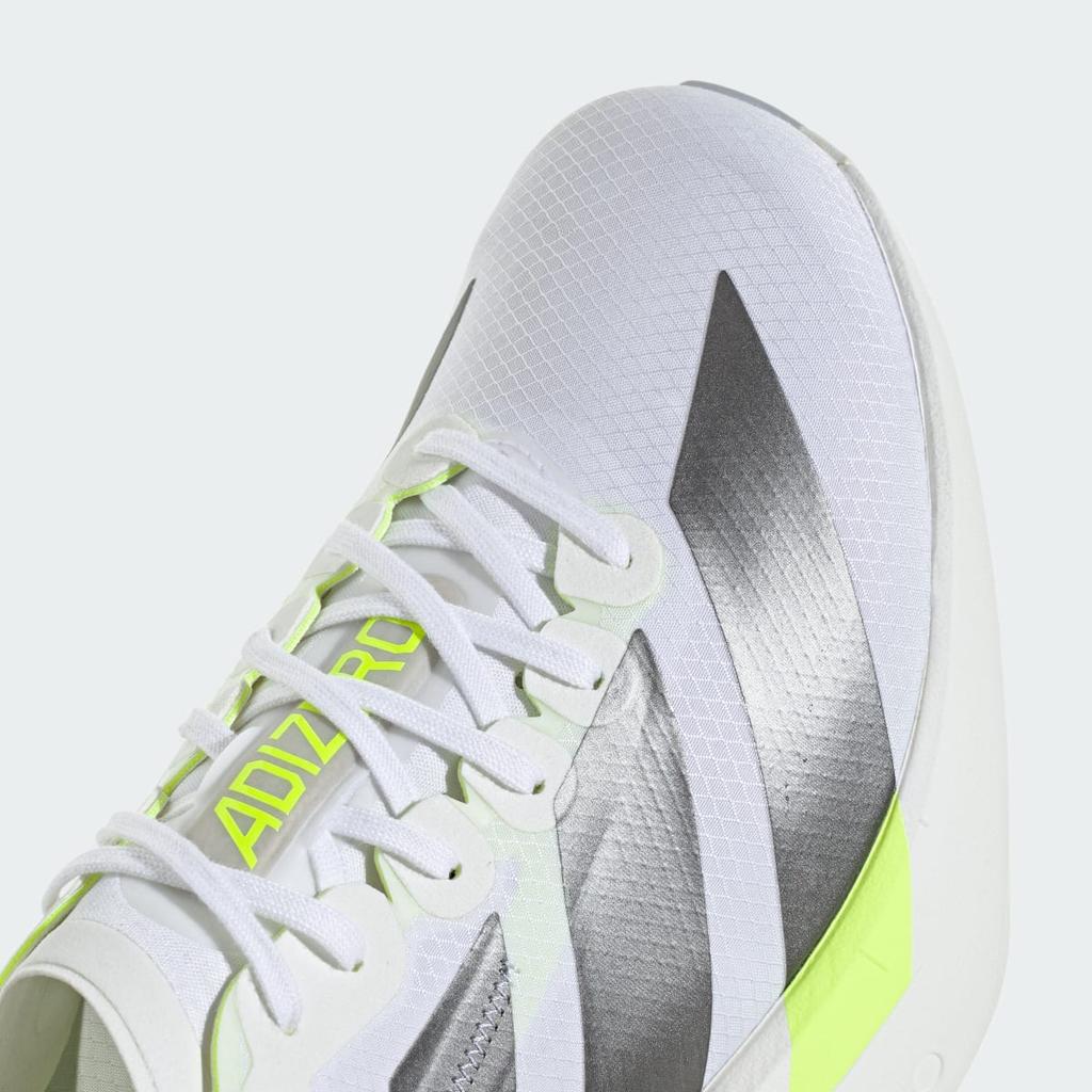 adidas ADIZERO ADIOS PRO 4 KJ7036 Men's Performance Sports Shoes Cloud White / Iron Metallic / Solar Yellow