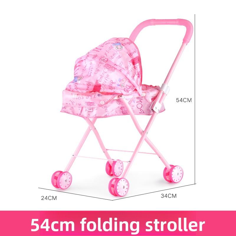 Children's Trolley Toy with Doll Doll Little Girl Simulation Play House Baby Baby