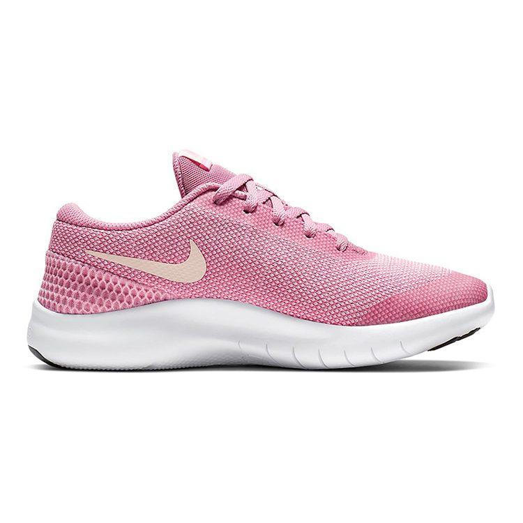 Nike Flex Experience RN 7 Cushioning Abrasion Resistant Breathable Low top Running Shoes Pink White Unisex 943287-601