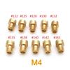 Pack of 10pcs Motorcycle Carburetor Main Jets Slow Pilot Jets M4 M5 6mm Thread for PWK Keihin OKO CVK Carb Set Injector Nozzle