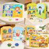 Educational Puzzle Dress Up Book For Children With Magnetic Stickers And Quiet Play
