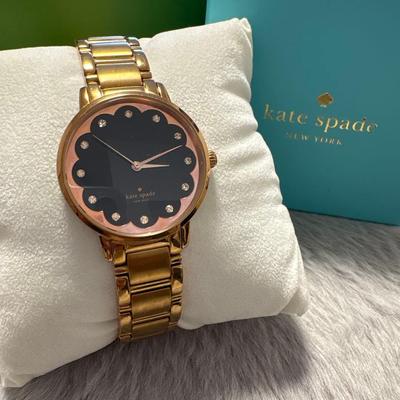 Used [Good Condition] Kate Spade Watch Gold Black