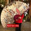 Chinese Large Wall Mount Fans Photography Props Decorative Folding Paper Fan Home Office Decorative Fan Living Room Hanging Fans