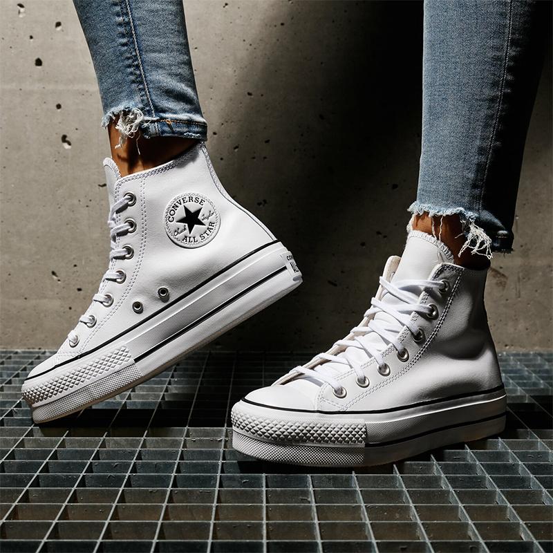 Converse Women' Sneakers Shoes White Chuck Taylor All Star Platform 560846C 41