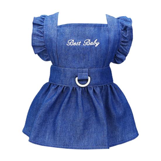 

Мягкая юбка для собак, красивый пуловер с пышными рукавами, летняя одежда для щенков, наряды S