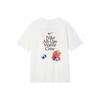 Men's White Printed Comfortable Sports T-Shirt
