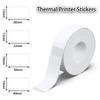Waterproof Thermal Printer Stickers Tear-Resistant Multifunctional Thermal Printing Label Paper Replacement