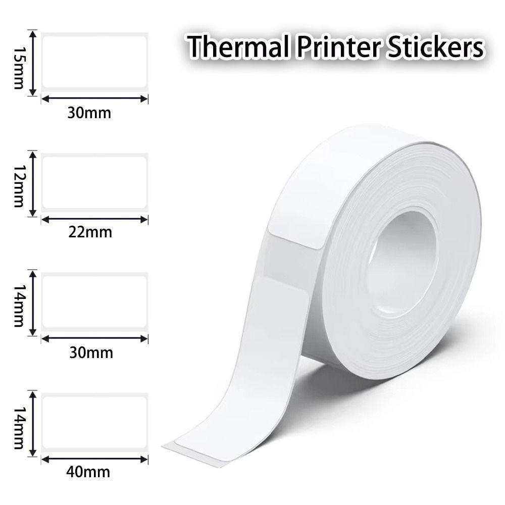 Waterproof Thermal Printer Stickers Tear-Resistant Multifunctional Thermal Printing Label Paper Replacement