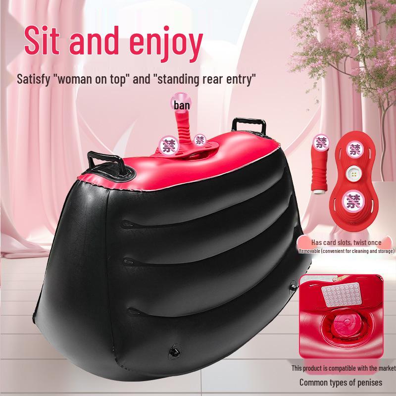 Mecedora Inflable y Esterilla de Montar para Parejas - Ayuda para el Placer y la Masturbación