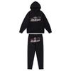 Streetwear Hooded Sweatshirt Set Loose Fit Embroidery Winter Casual Top Youth