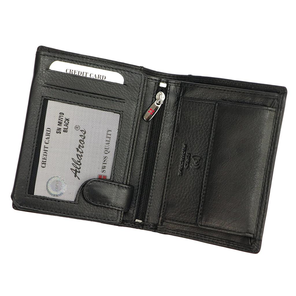 Skórzany Męski Portfel Albatross SN MW09 Z RFID