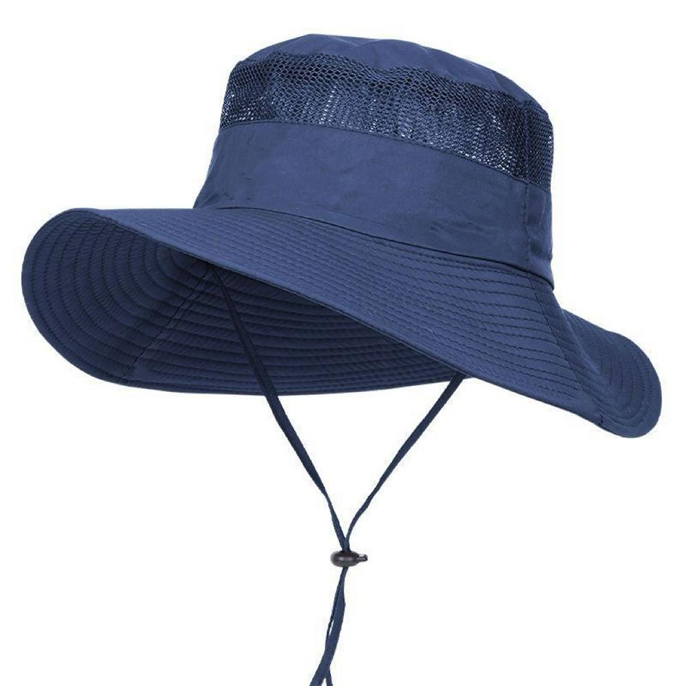 Fashion Summer Bucket Hat For Men Fisherman Cap Fishing Outdoor Sunshade Wide Brim Sunscreen Riding Hiking Suncreen Sun hat