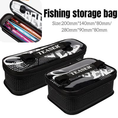 Fishing Lure Bag Jig PVC Carry Bag For Metal Jigging Holder Fishing Tackle Container Spinner Spoon Bait Storage Carrying Case