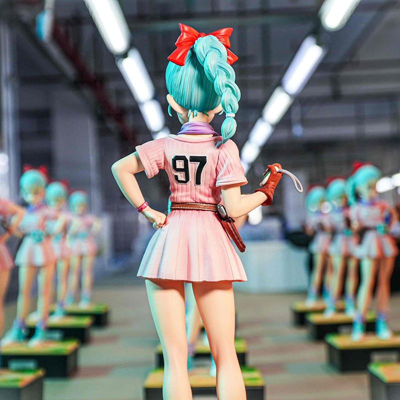 JT Studio Anime New Dragon Ball 30cm Bulma Action Figures Childhood Series Pvc Statue Collection Model Doll Ornament Gift Toy