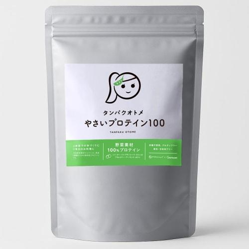 Tamachan Shop Protein Otome Vegetable Protein 100, 300g, Plant-Based Protein (Soybeans, Peas, Moringa), Unflavored, Unsweetened, Preservative-Free, Ma