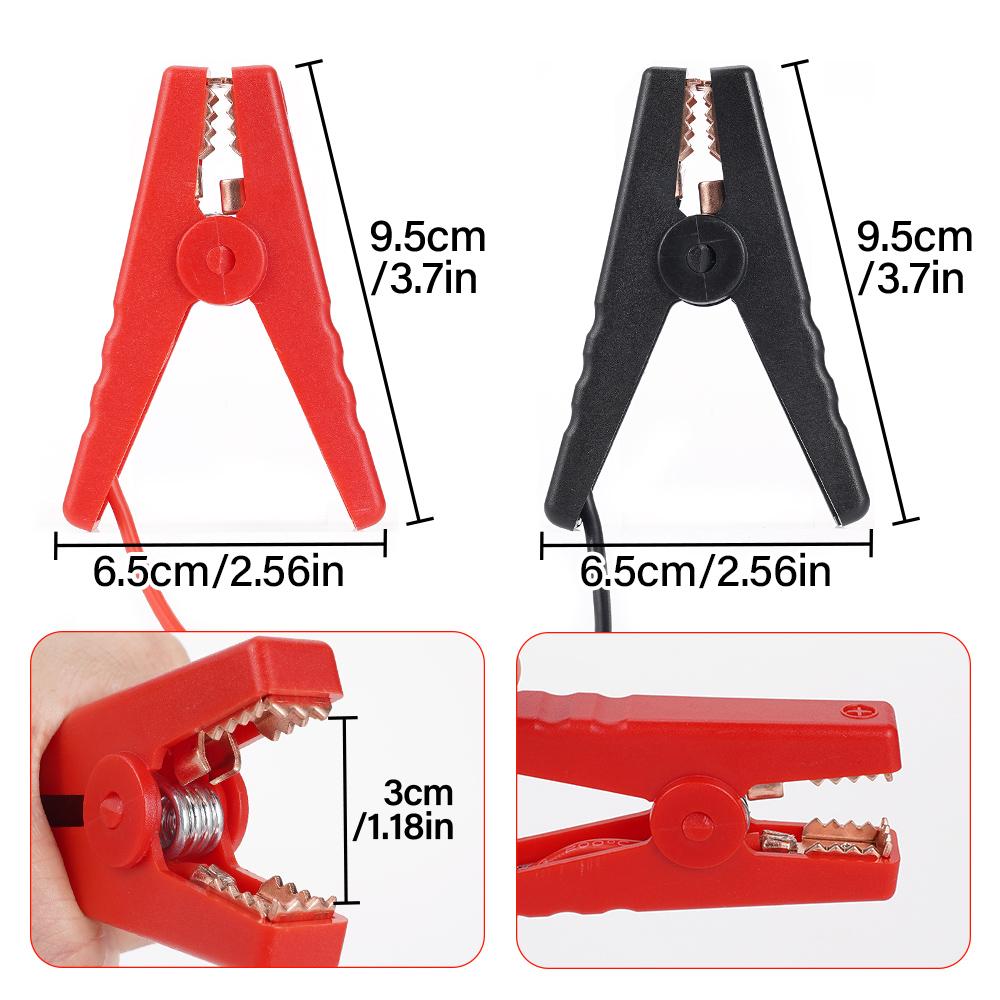 Universal 12V Alligator Clip to T Plug/XT60H Female Plug Connector 14AWG Cable for Car Battery Charger Spare Part DIY Accessory