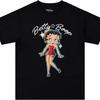 Betty Boop Ladies Fashion T-Shirt, Bonnie, Margie, and Mae Short Sleeve T-Shirt Vintage Shirt
