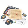 Kids Early Education Multiplication Board Game Wooden Number Counting Learning Toy for Toddlers Birthday Gifts