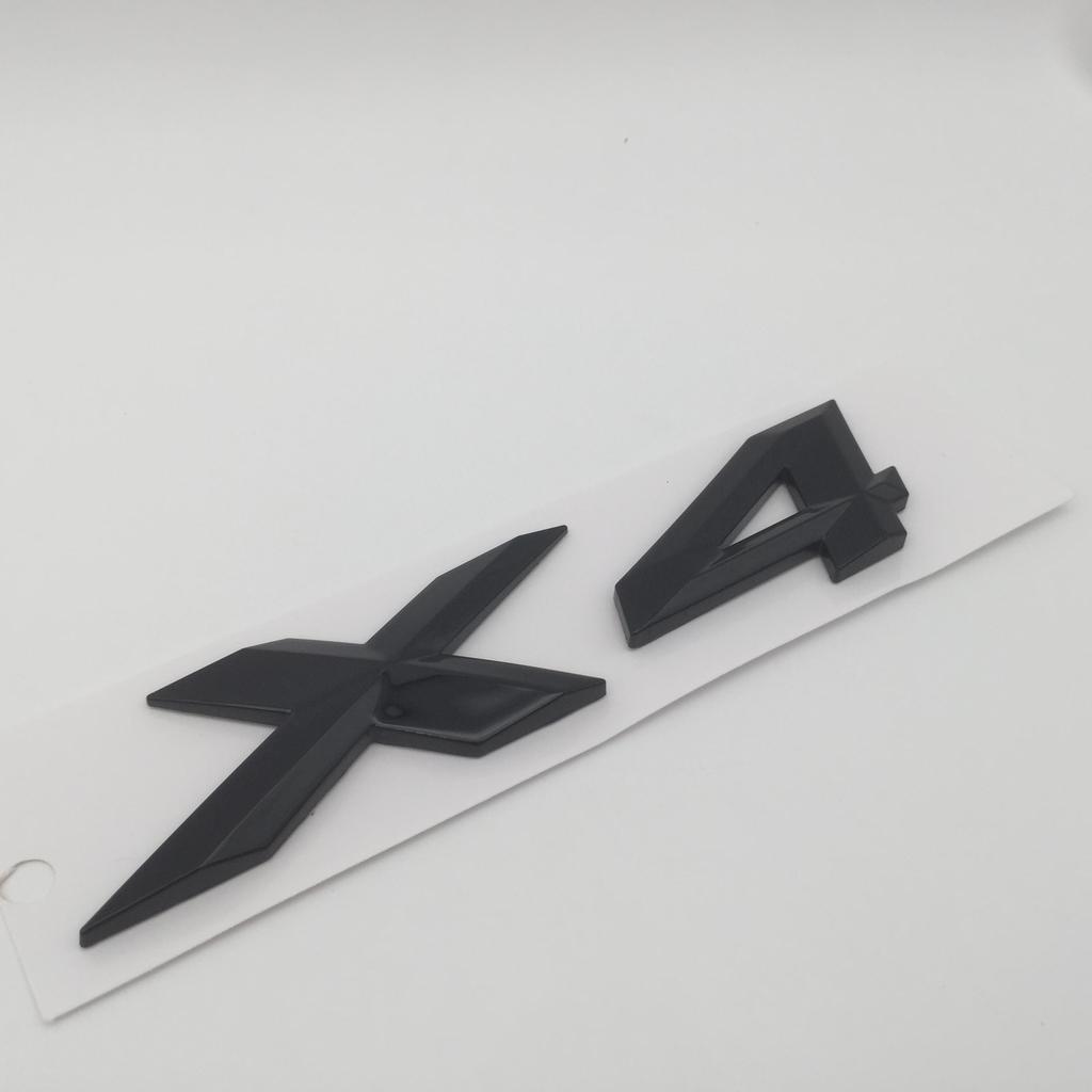 1pcs 3D ABS X1 X2 X3 X4 X5 X6 X7 GT Car Letter Rear Tailgate Trunk Decals Emblem Badge Sticker Decal Styling Auto Accessories