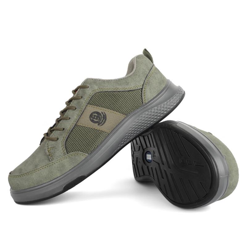 Longchen Men s Lightweight Soft Sole Safety Work Shoes