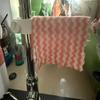1Pcs Adjustable Faucet Mount Towel Rack No-Drill Universal Holder Non-Scratch for Kitchen Bathroom Sink Storage