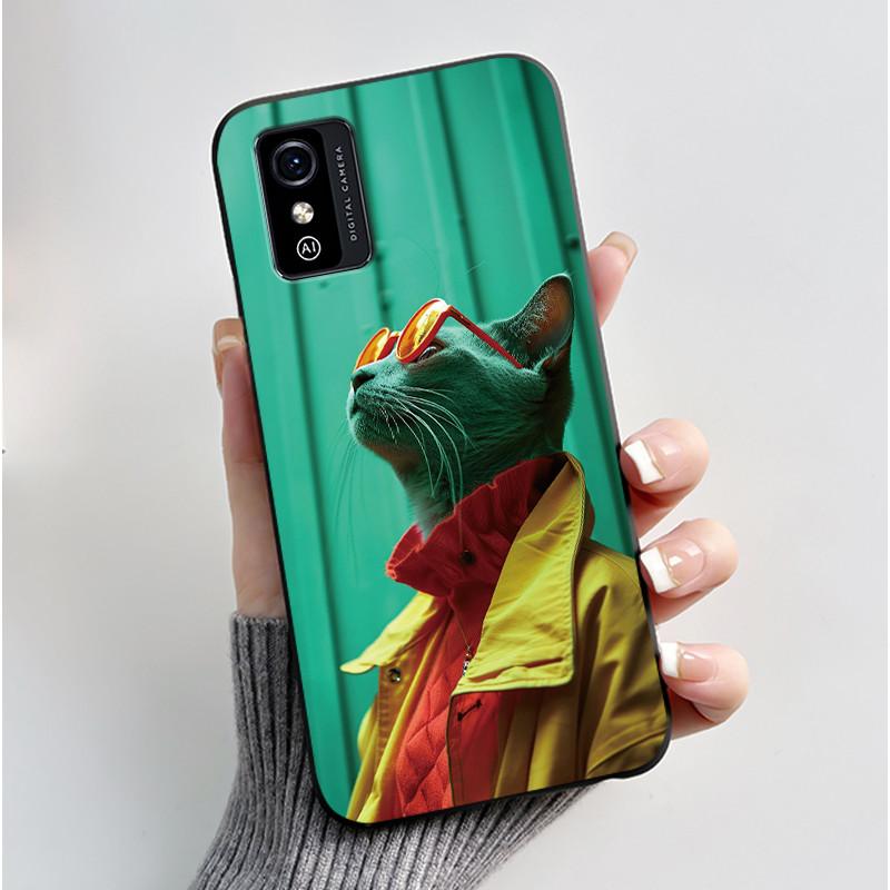 Cute Cartoon Case For ZTE Blade L9 Fundas Capa Printing Shell Protective Cover Soft Silicone Black Casing Shockproof Coque