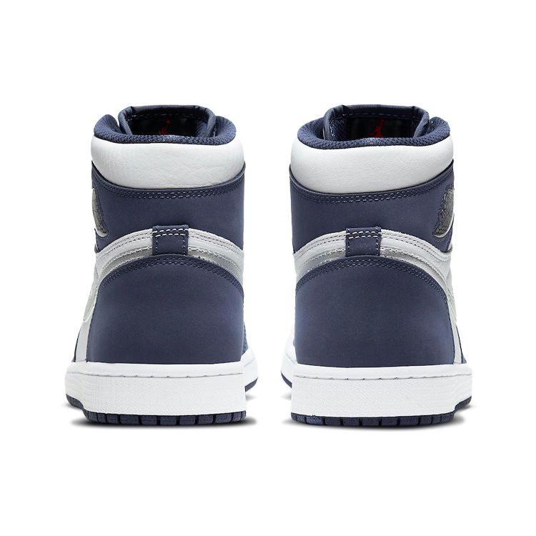 Air Jordan 1 Retro High CO.JP Midnight Navy 2020 Unisex Sneakers Blue White Metallic-Silver DC1788-100