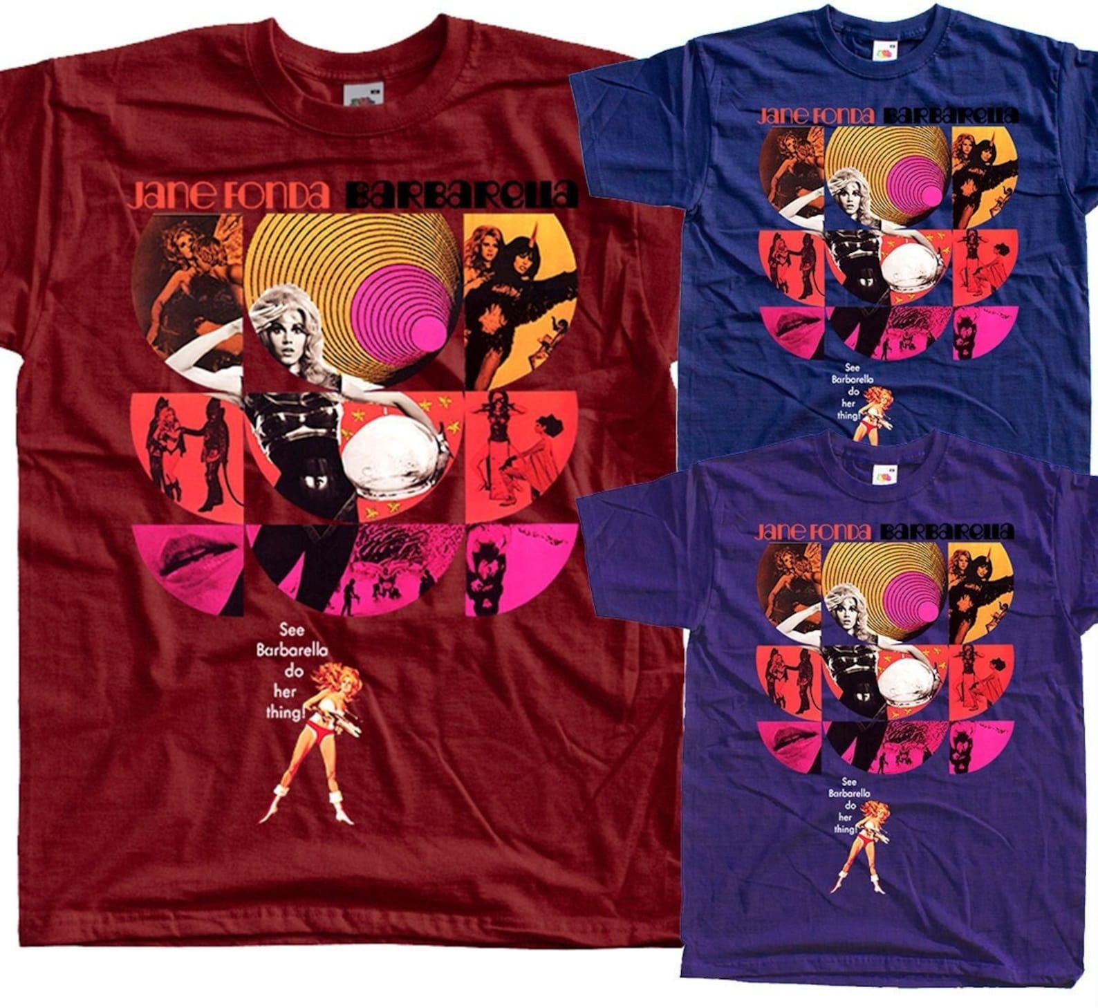 Barbarella V7 Poster Men T-Shirt all sizes S-5XL L