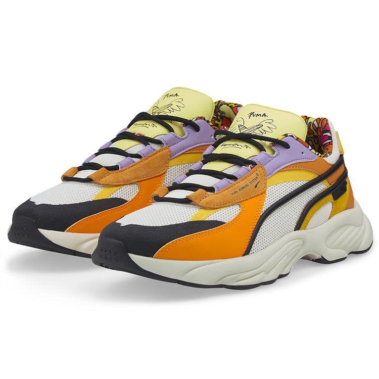 Puma Romero Britto x RS-Connect Happy Art Unisex Sneakers Multi-Color Whisper-White Black 382168-01