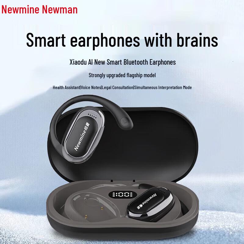 Newman M16 AI Wireless Bluetooth Ear-Hook Sport Earbuds