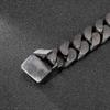 25mm Vintage Chunky Heavy Punk Bracelet Male Stainless Steel Brushed Link Chain Bracelet Matte Wide Hand Wrist Chain Jewelry