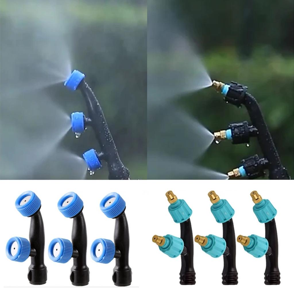 Electric Sprayer Atomizing Nozzle and Filter Joint 1/4" Female Thread Orchard Farmland Wind-Proof Pesticide Sprayer Heads 5Pcs