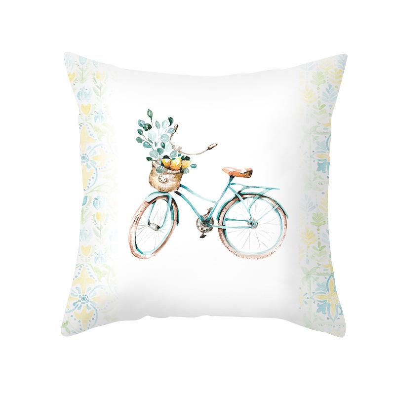 Nordic Ins Pillow Cover Summer Yellow Lemon Print Pillow Cover Sofa Cushion Cover Home