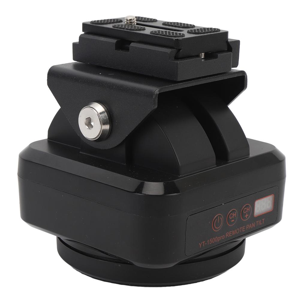 YT 1500pro Remote Control Pan Tilt Head 360 Degree Motorized Rotating Panoramic Head for Smartphones DSLR Cameras