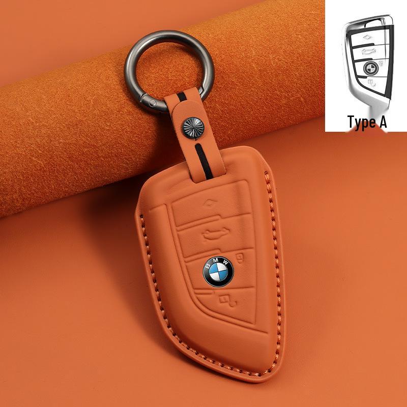 

Верхній шар Коров яча шкіра Чохол для ключів для серій BMW 1, 3, 5, i3, x1, x3, x5, ix3